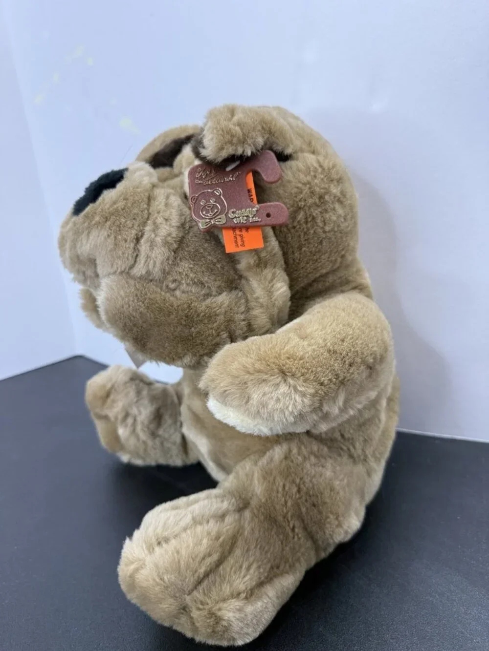 Vintage Cuddle Wit Shar Pei Wrinkle Happy Puppy Dog Stuffed Plush 18